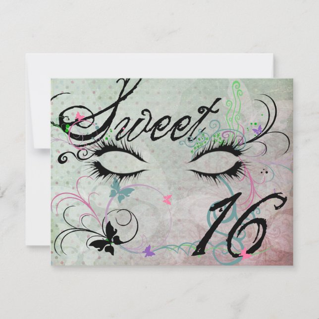 Inbjudan till Masqueravarven Sweet 16 (alt) (Framsida)