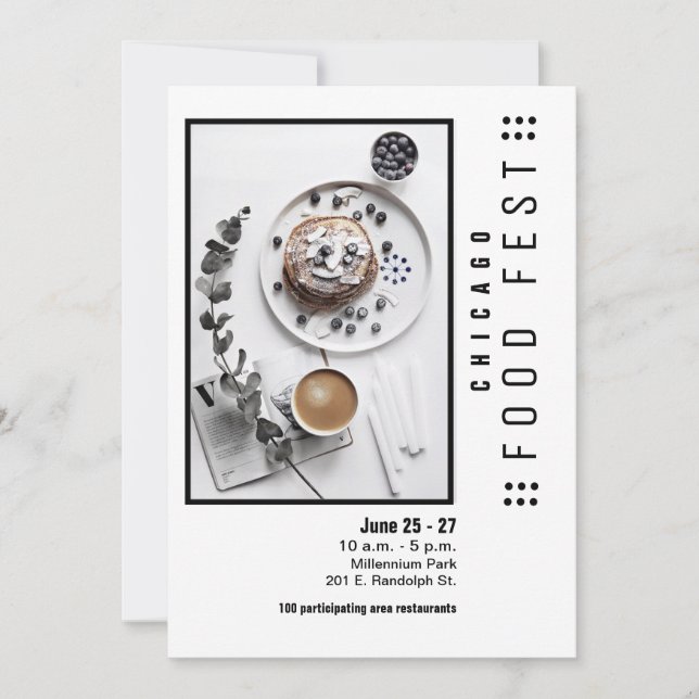 inbjudan till matfestivalflygare (Framsida)