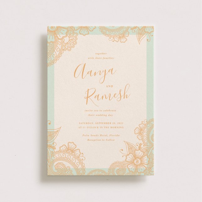 Inbjudan till Mehndi-bröllop (Skapare uppladdad)