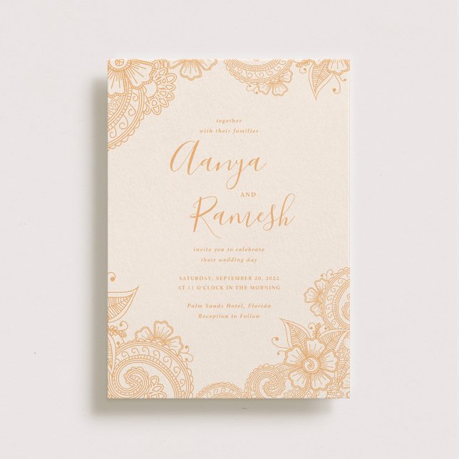 Inbjudan till Mehndi-bröllop (Skapare uppladdad)