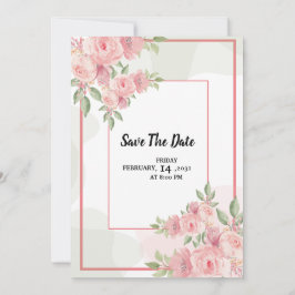 Inbjudan till Merry Card för vinterbröllop