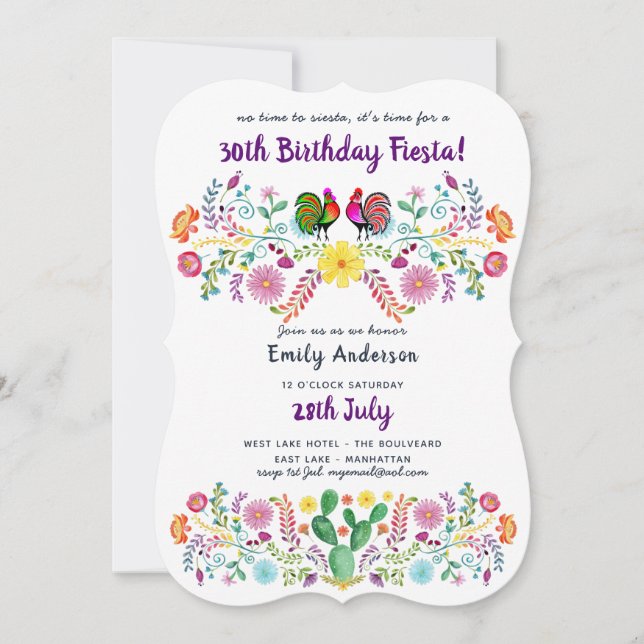 Inbjudan till mexikansk FIESTA 30års födelsedag-fo (Framsida)