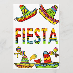 Inbjudan till mexikanska Fiesta Cinco de Mayo