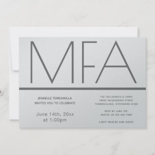 Inbjudan till MFA-Studentfesten i Silver