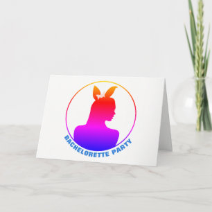 Inbjudan till Miami Bunny Girl Bachelorette Party