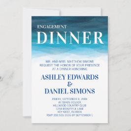 Inbjudan till middag för havets Vinkara Bröllop Fö