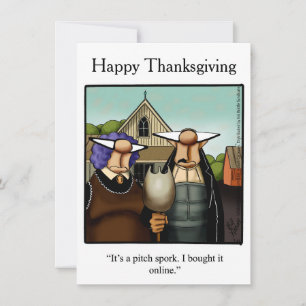Inbjudan till middagen i thanksgiving Humor