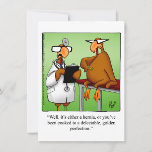 Inbjudan till middagen i thanksgiving Humor