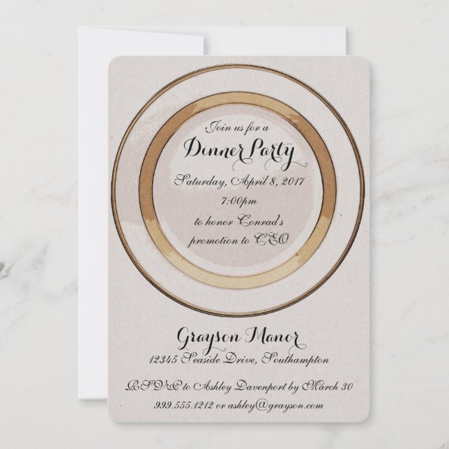 Inbjudan till middagsgrupp (Framsida)