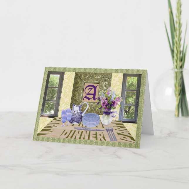 Inbjudan till middagsgrupp (Framsida)