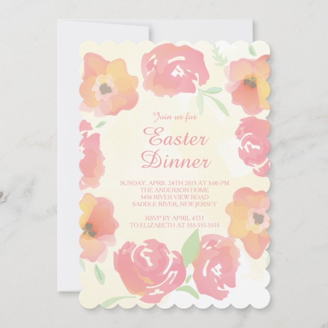 Inbjudan till Midfest i Påsk på Blommigt (Framsida)