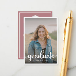 Inbjudan till Mini MUTED Rosa Photo Studenten