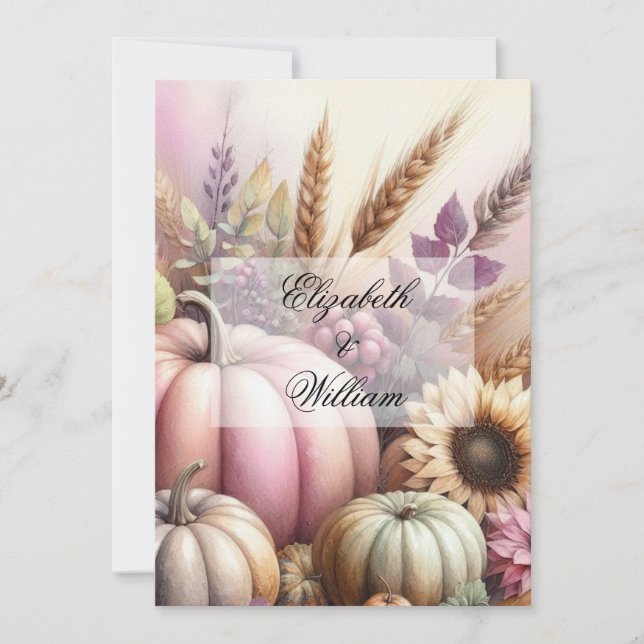 Inbjudan till minimal kalligrafi-text (Framsida)