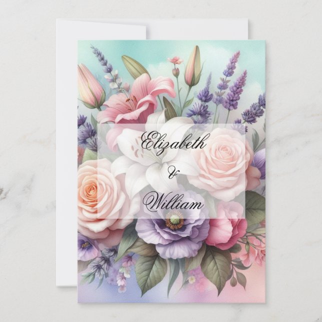 Inbjudan till minimal kalligrafi-text (Framsida)