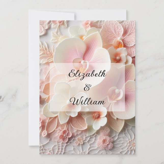 Inbjudan till minimal kalligrafi-text (Framsida)