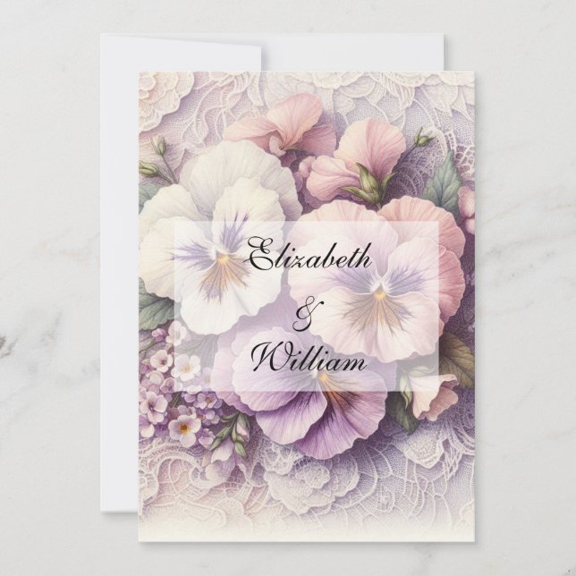 Inbjudan till minimal kalligrafi-text (Framsida)