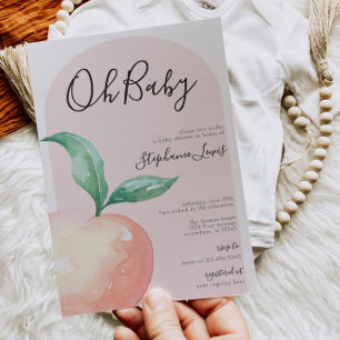 Inbjudan till minimalistisk babyvisningsprogram fö