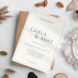 Inbjudan till minimalistiskt Taupe-bröllop<br><div class="desc">Öka bröllop med denna minimalistiska invit utan tidslängd, med en ren taupbakgrund, en förfinad serif-typografi och en mjuk neutralt-palett. Perfekt för par att söka en elegant, underskattad och modern estetik i bröllop. Perfekt för lyxfester bröllop, stadselement eller chicens landskapsceremonier. 🌾 design: -Neutralt taupe/ljusbrun bakgrund -Elegant serif font with minimalist layout...</div>