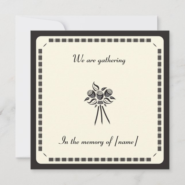 Inbjudan till minneskort (Framsida)