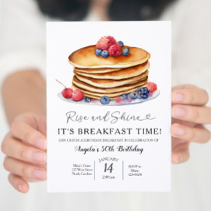 Inbjudan till minsta möjliga frukost-födelsedag