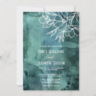 Inbjudan till minsta vattenfärgsstorlek för magnol