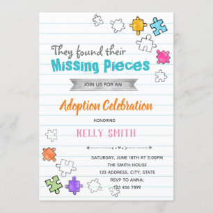 Inbjudan till Missing Pieces adoptionfest