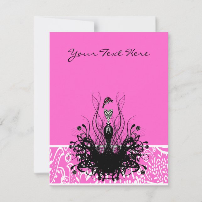 Inbjudan till Mode Diva, Flyers och Stickers (Framsida)