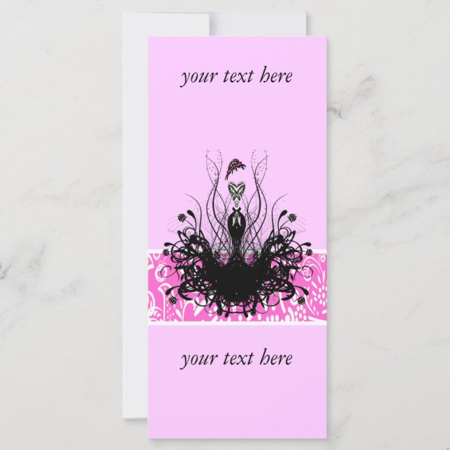 Inbjudan till Mode Diva, Flyers och Stickers (Framsida)