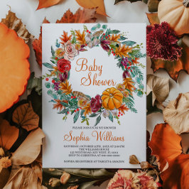 Inbjudan till mödravårdsknappen för höstpumpa