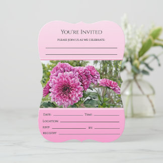 Inbjudan till Möhippa av Blommigt för rosa och Söt
