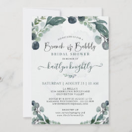 Inbjudan till Möhippa av Brunch & BubLY Eucalyptus