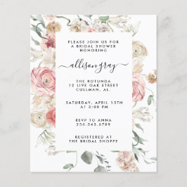 Inbjudan till Möhippa av budgetBlommigt | AnnEliza Flygblad