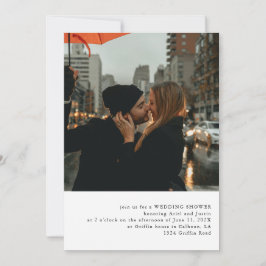 Inbjudan till Möhippa av enkelt fototema