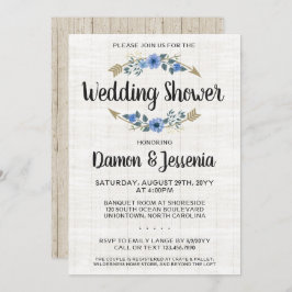 Inbjudan till Möhippa av Rustic Boho-Blommigten