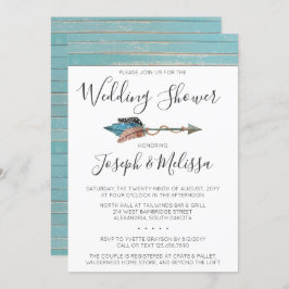 Inbjudan till Möhippa av Rustic Feathers-pilen