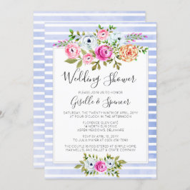 Inbjudan till Möhippa av vattenfärg i modern Blomm