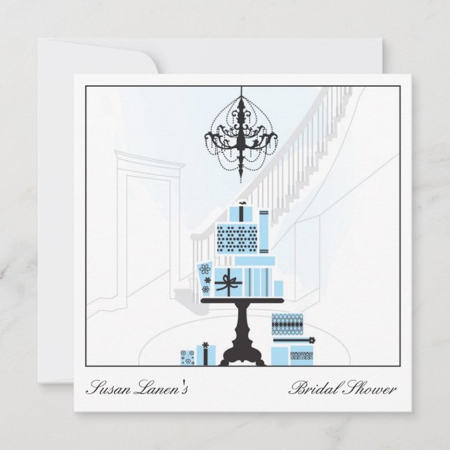 Inbjudan till Möhippa Bröllop Gift Bord (Framsida)