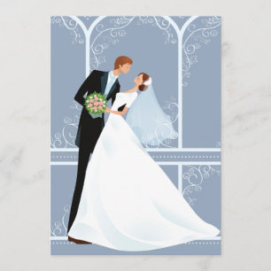 Inbjudan till möhippa embrace Slate Wedding