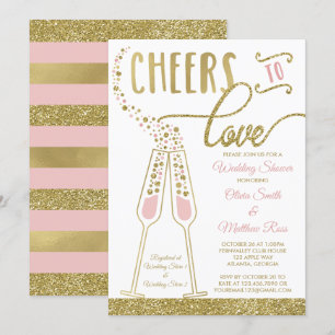 Inbjudan till möhippa, Faux Glitter/Foil