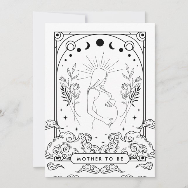 Inbjudan till Mor för att bli babyåkare (Framsida)