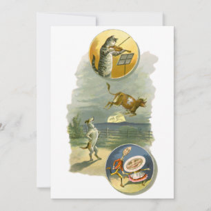 Inbjudan till mor Goose Nursery Rhyme Baby Shower