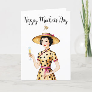 Inbjudan till mors dag - Asiatisk Dam i Cheongsam