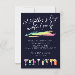 Inbjudan till Mors dag Cocktail-partiet