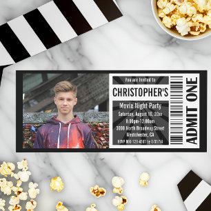 Inbjudan till Movie Biljett, Svart och vit födelse