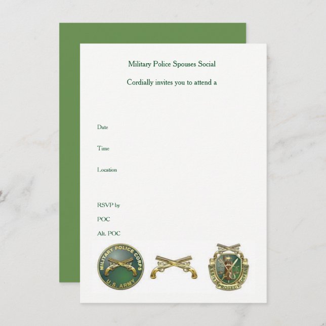 Inbjudan till MP-make/Social (Fram/baksida)