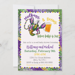Inbjudan till Mudbugs & Brews Baby Shower