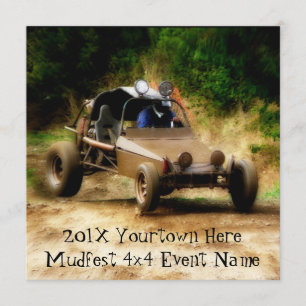 Inbjudan till Mudfest smutsar ner Dunebuggy 4x4