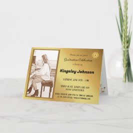 Inbjudan till Music School elegant Studenten