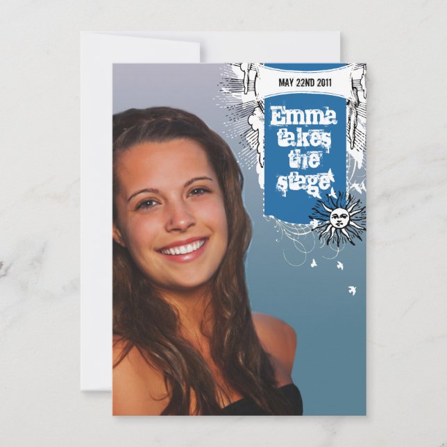 Inbjudan till musikteatern Studenten (Framsida)