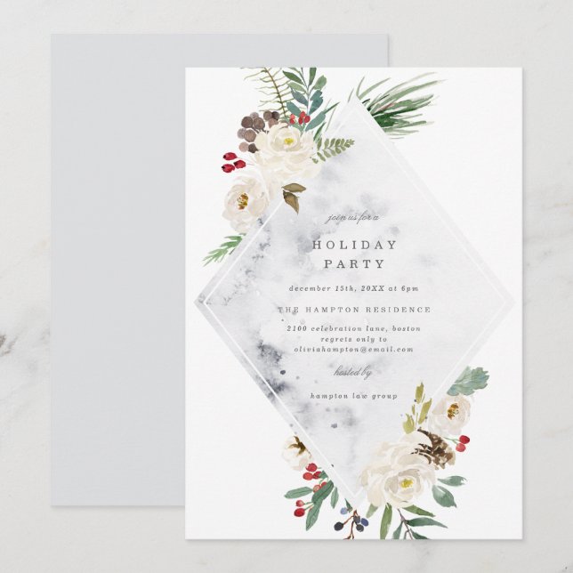 Inbjudan till Mystic Julfest (Fram/baksida)